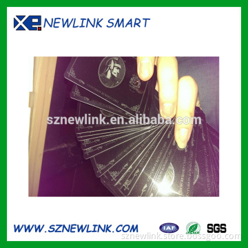 Top grade new arrival black metal centurion cards